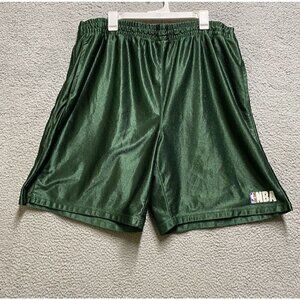 NBA Basketball Shorts Mens Size 2XL Green Pockets Drawstring Any Team